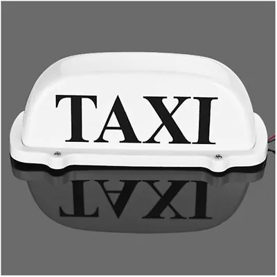 $26.99 • Buy Taxi Sign Cab Lights Magnetic Car Roof Taxi Top Sign Indicator Lights Lamp Toppe