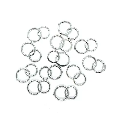 24 X Silver Wedding Ring Embellishments Toppers Cards Scrapbooking • £2.45