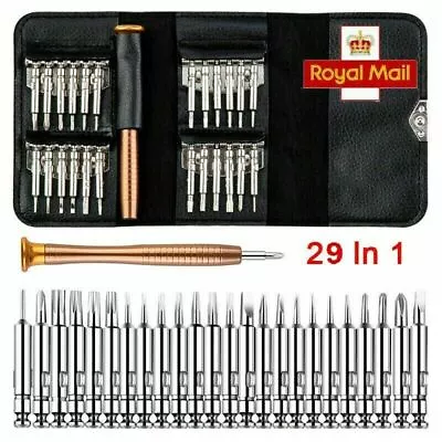 29 In 1 Screwdriver Set Mobile Phone Repair Tool Kit For Iphone 4 5 6 Ipod Ipad • £5.29