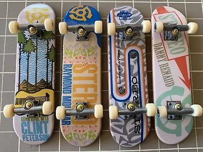 4 Preowned Tech Deck Stereo Skateboard Fingerboard Lot Peterson Renaud • $24.99