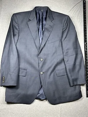 Brooks Brothers Blazer 44R Navy Blue Wool 2 Button 346 Jacket • $29.99