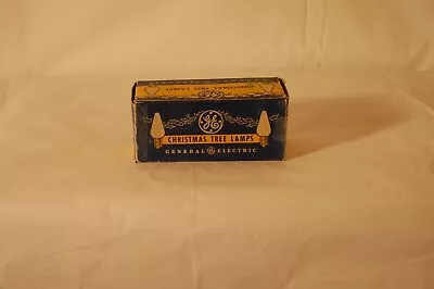 One Box Of White General Electric Mazda Christmas Lamps C6-Rare • $25