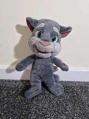 Talking Tom Cat Repeats Voice Sounds Soft Toy Plush 9  Dragon-i 2016 Works! • £13.95