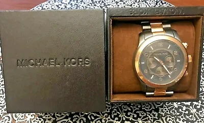 MK8189 Michael Kors Two-Tone Unisex Watch. Condition Is  Pre-Owned  • $110