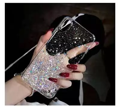 Cute Bling Glitter TPU Soft Case Cover For OPPO A98 5G A78 5G A74 A76 A57S • $9.98