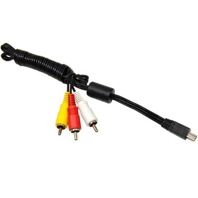 £16.36 • Buy HQRP Mini USB To 3 Rca Av Cable For Canon EOS, Ixus, Powershot Series, AVC-DC400
