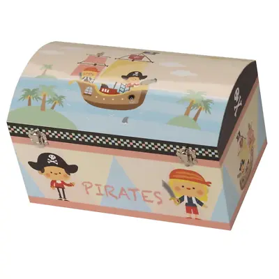 Mele And Co Pirates Accessory Box + Locking Blue Black And Yellow • £20.97