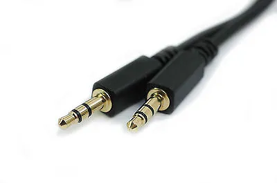 IPhone MP3 3.5mm Audio Cable For A CITROEN C4 CACTUS FLAIR Car With  AUX IN Port • £2.99