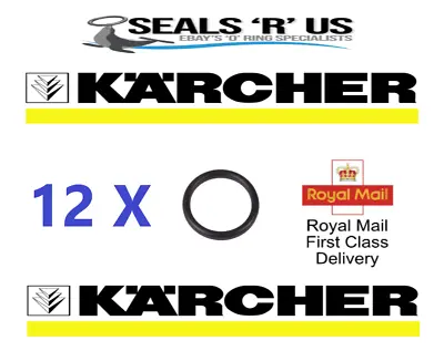£2.30 • Buy 12 X KARCHER HD HDS HOSE NOZZLE JET LANCE SPARE O-RING SEALS EPDM O RINGS