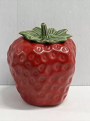 Metlox / McCoy? Pottery Strawberry Cookie Jar #263 USA • $79.99