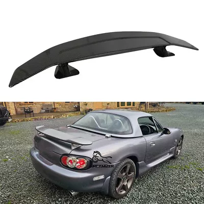 For Mazda MX-5 Miata Carbon Fiber 47  Rear Trunk Roof Spoiler Tail Wing Lip Tail • $99.59