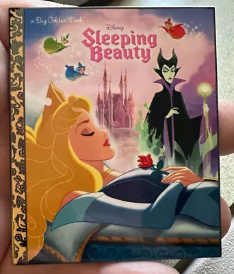 Pin Little Golden Book Sleeping Beauty Maleficent 3  Jumbo Fantasy Good Fairies • $17.99
