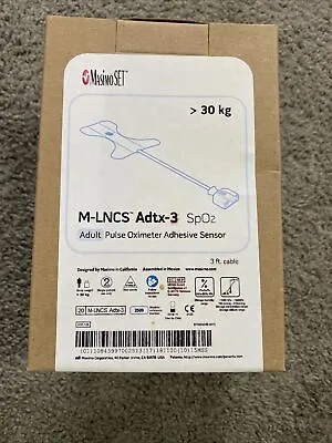 NIB Masimo M-LNCS Adtx-3 SpO2 Adult Pulse Oximeter Adhesive Sensor #2509 • $49.99