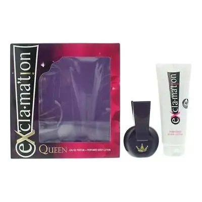 Coty Excla·mation Queen Gift Set 30ml Edp Spray + 115ml Body Lotion - New - Uk • £11.85