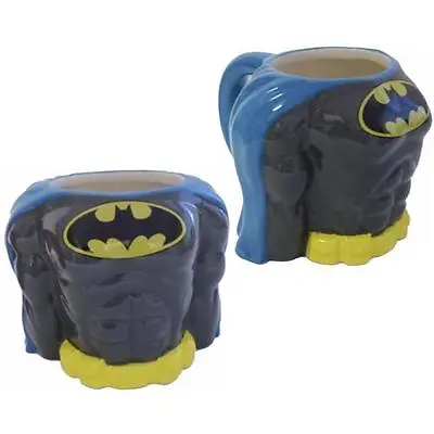 Dc Batman Classic Torso 3d Mug In Gift Box - Brand New Great Gift • £10.99