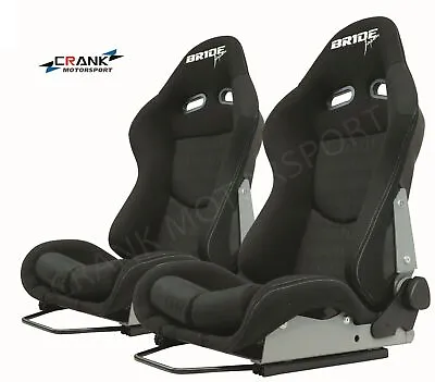 1xBride Seat Stradia Black Fiberglass Bride Japan ADR Appv Car Racing Sport Seat • $575