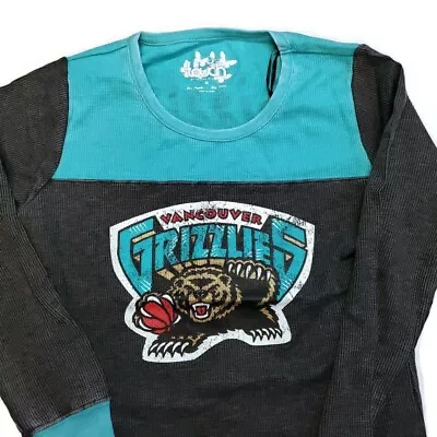 NBA Vancouver Grizzlies Womens Blindside Thermal Top Touch Black Size S M XL • $13.67