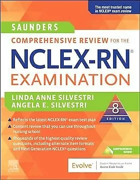$60.27 • Buy Saunders Comprehensive Review For The NCLEX-RN Examination, Paperback By Silv...