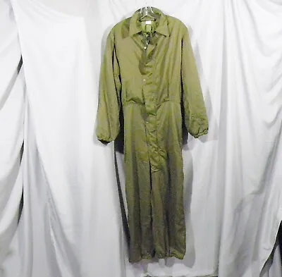 Mens Coveralls Size Small Clod Weather Green Navy Vintage Uniform • $29.95