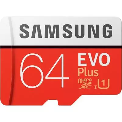 Micro SD Card SamSung Evo Plus 64GB Class 10 SDHC SDXC Memory  • $15