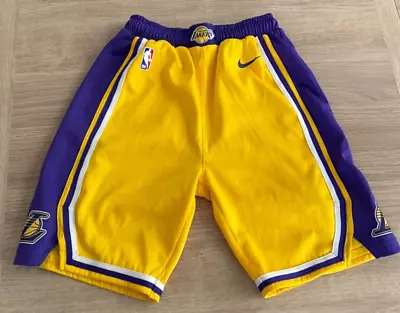 Children’s NBA Nike Lakers Basketball Shorts Size Medium • £25