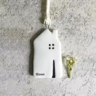 East Of India Small House Porcelain Hanger - Home | Gift Moving House • £5.95