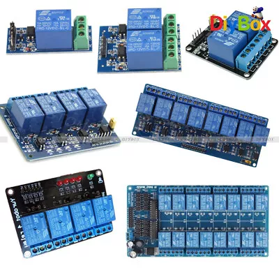 12V 1/2/4/8/16 Channel Relay Module With Optocoupler For PIC AVR DSP ARM Arduino • $1.53