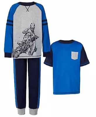 St. Eve Boys 3-Piece Sleepwear Set Dirt Bike • $22.99