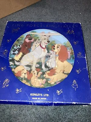 Disney Kenleys Lady And The Tramp  Collectable Plate Boxed • £14.99