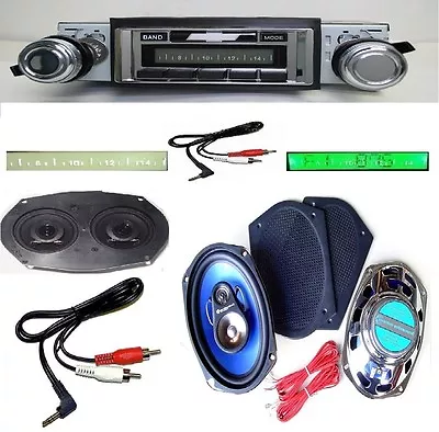 1973-1977 Monte Carlo Radio + Stereo Dash Replacement Speaker + 6x9's ** 230 • $373