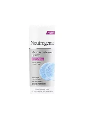 (1) Neutrogena Microdermabrasion System Facial Puffs Refill 24 Puffs Free Ship • $169.99