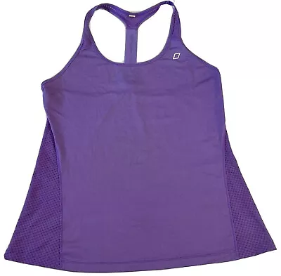 Womens Lorna Jane Rest Later Inspiration Sz M Purple Active Wear Singlet Gym Top • $24.95