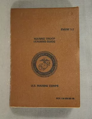 Vintage Historical Military Book Marine Troop Leaders Guide U.S Marine Corps • $50