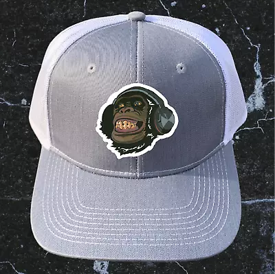 Monkey Snapback Hat 13 Color Options Baseball Trucker Headphones Music NEW • $19.99