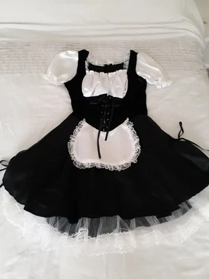 £12.95 • Buy Maids Outfit Great For Rocky Horror Size Small