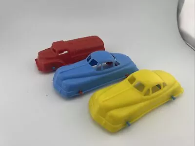 Vintage Hard Plastic Toy Car Lot Payton Plastics • $11.95
