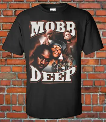 Mobb Deep 90s Style Bootleg Vintage Rap Hip Hop T Shirt Queen Bridge New York • $16.99