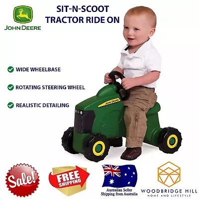 $60.15 • Buy John Deere Sit-n-Scoot Kids Tractor Ride On Play Toy