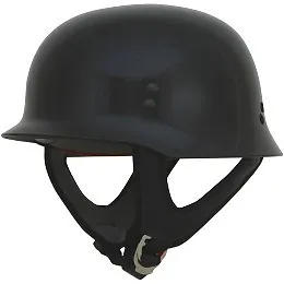 New Afx Fx-88 Gloss Black German Style Helmet Harley Bobber Victory Free Ship  • $74.95