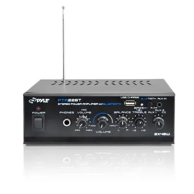 Pyle-Home PTA22BT Mini Amplifier With Bluetooth • £46.90