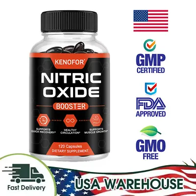 Nitric Oxide Endurance Booster Highest Potency Muscle Pump Supplement • $12.59