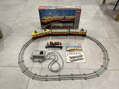 Lego 7740 Inter City Passenger Train Set 100% Complete With Instructions And Box • $1170