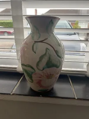£20 • Buy VINTAGE/ UNIQUE Portuguese Hand Painted Vase Stamped Underneath. Floral Home