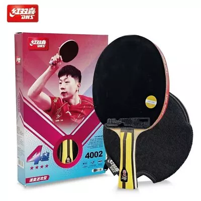 DHS 4 Star H4002H4006 T4006Table Tennis Bat Racket(Hurricane 3 + G888 Rubber) • $40.99