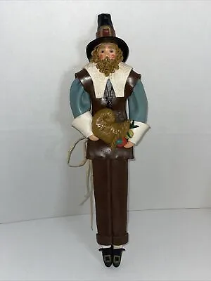 Cynthia Madrid Thanksgiving Male Pilgrim Home Decor By Midwest Of Cannon Falls • $9