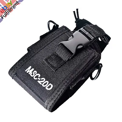 MSC-20D Nylon Pouch Bag Holster Carry Case For BaoFeng UV-5R UV-9R BF-888S Radio • £8.99