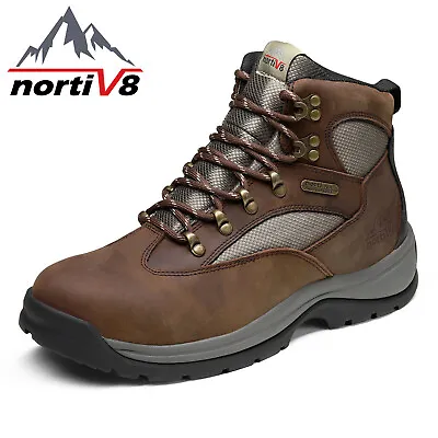 NORTIV 8 Men's Steel Toe Boots Indestructible Work Safety Waterproof Boots US • $62.99