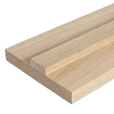 Solid White Oak Door Liner 20x125mm Internal Frame Lining Kit Inc Stop Set • £136.96