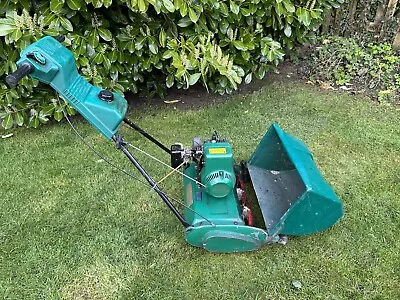 Qualcast Classic 43s 17’ Suffolk Punch Cylinder Petrol Lawn Mower Fully Working • £75