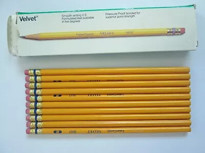 VTG Faber Castell 3557-2 Velvet Pencils Opened Box 10 Left In Pack Unsharpened • $5.99